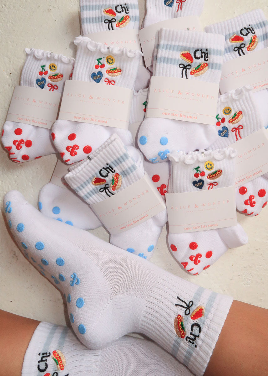 Chi Forever Crew Pilates Sock