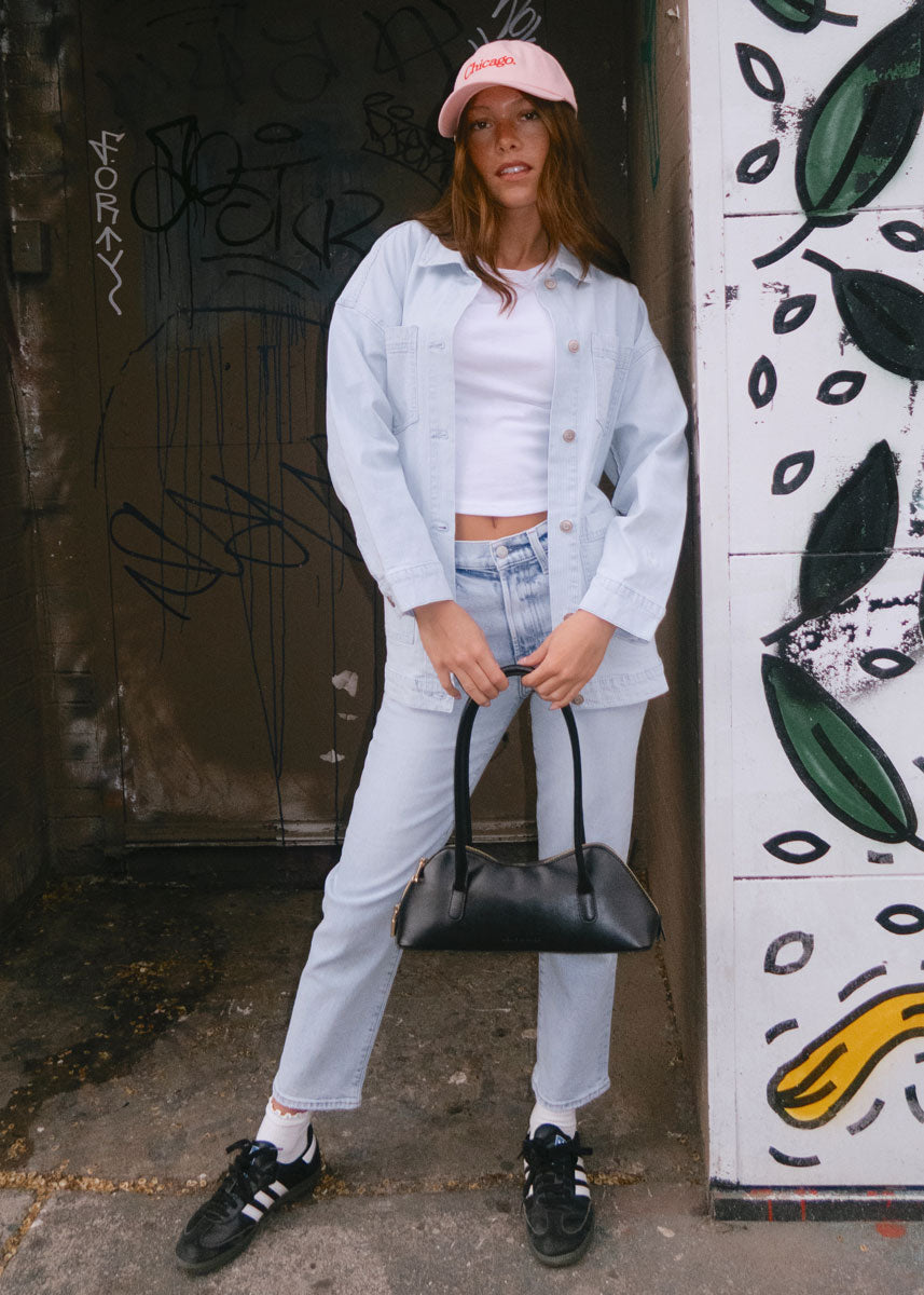 Chicago. Dad Hat - Pink & Red