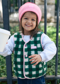 MAD HTR Two-Tone Beanie - Toddler - Burgundy & Sachet Pink