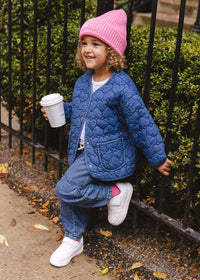 Toddler Mad Hatter Ribbed Knit Beanie - Sachet Pink