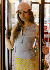 Chicago Arch Dad Hat - Pink & Orange