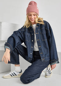 Adult Mad Hatter Ribbed Knit Beanie - Heather Pink