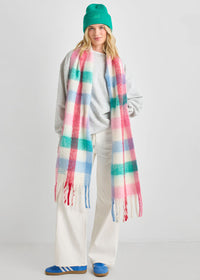 Mad Hatter Oversized Blanket Scarf - Multi