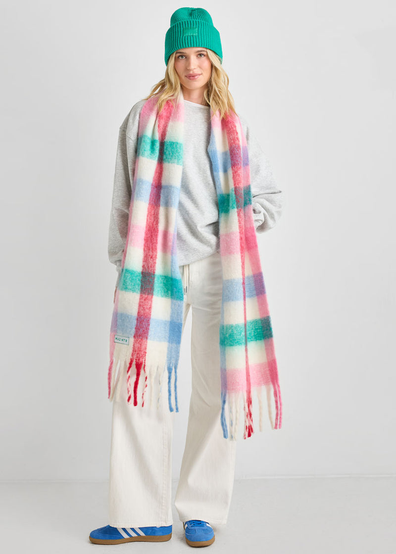Mad Hatter Oversized Blanket Scarf - Multi