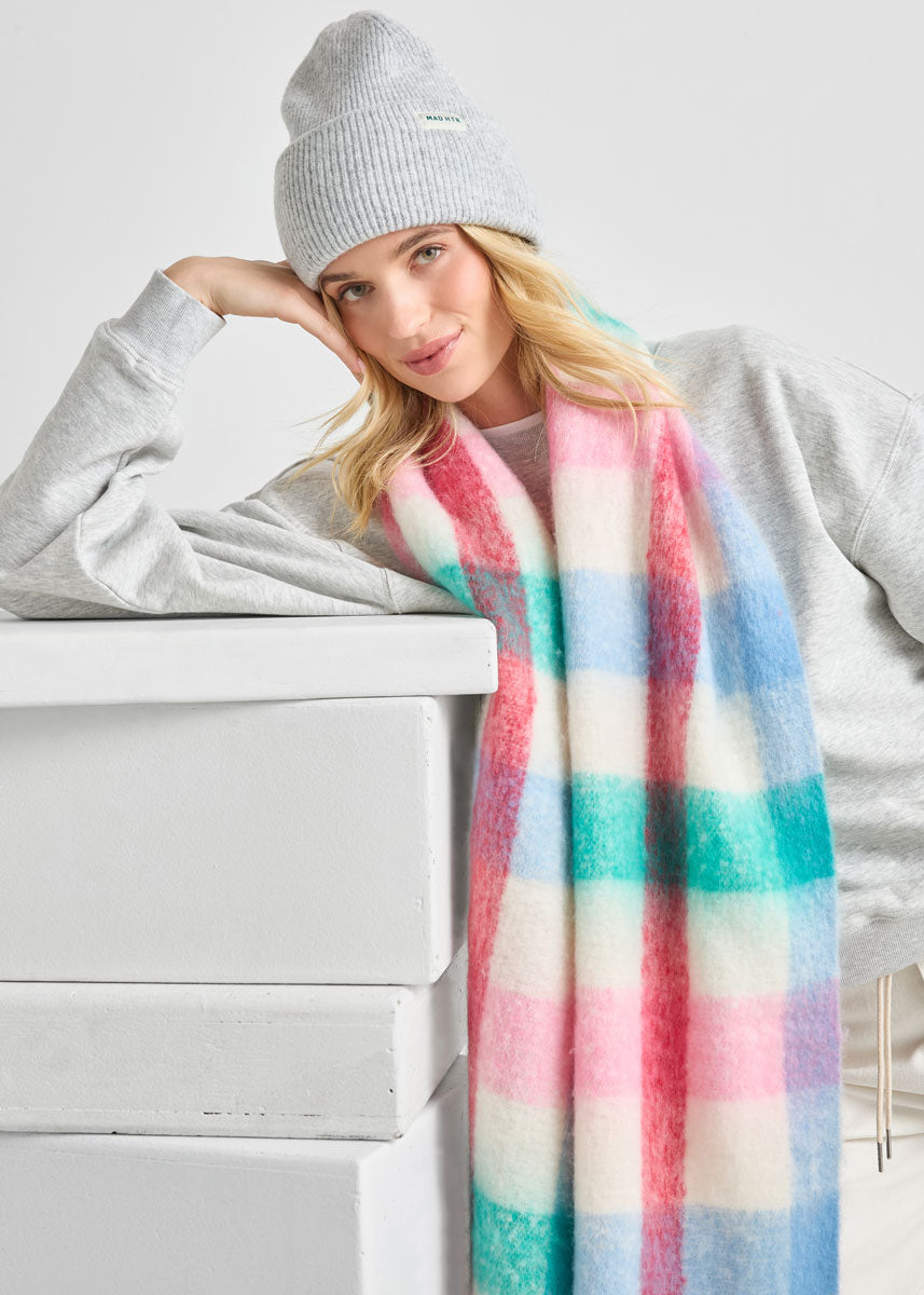 Mad Hatter Oversized Blanket Scarf - Multi