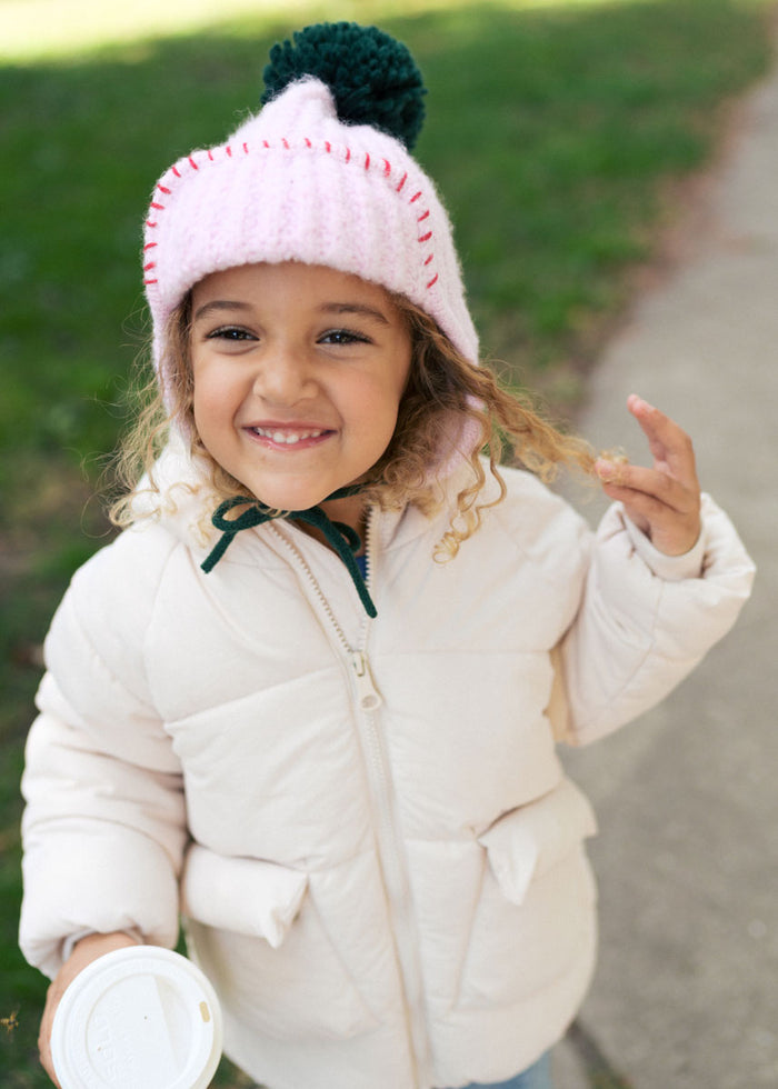 MAD HTR Trapper Hat - Youth - Pink