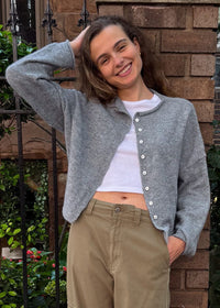 Piper Cardigan - Heather Grey