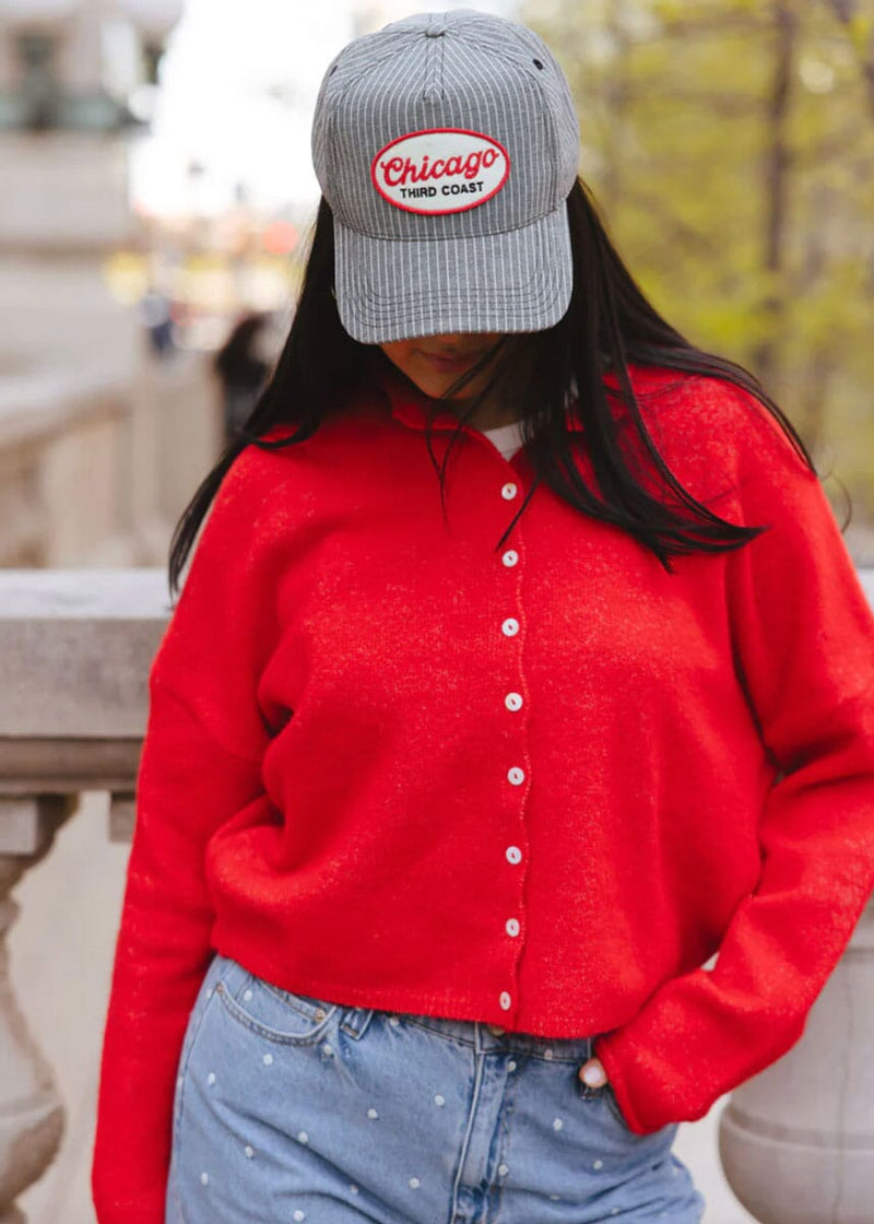 Piper Cardigan - Red