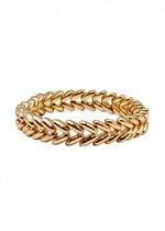 Waving Wheat Bracelet - Gold