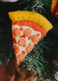 Pizza Slice Felt Ornament