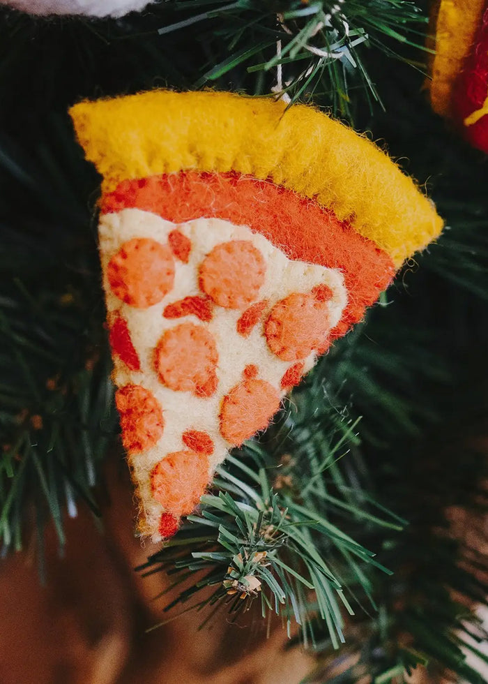 Pizza Slice Felt Ornament