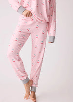 Life Is Sweet Cherry Banded Pant - Ballet Pink