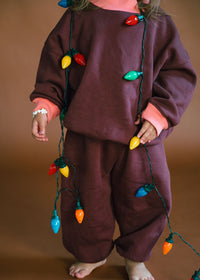 Julian Toddler Set - Deep Plum