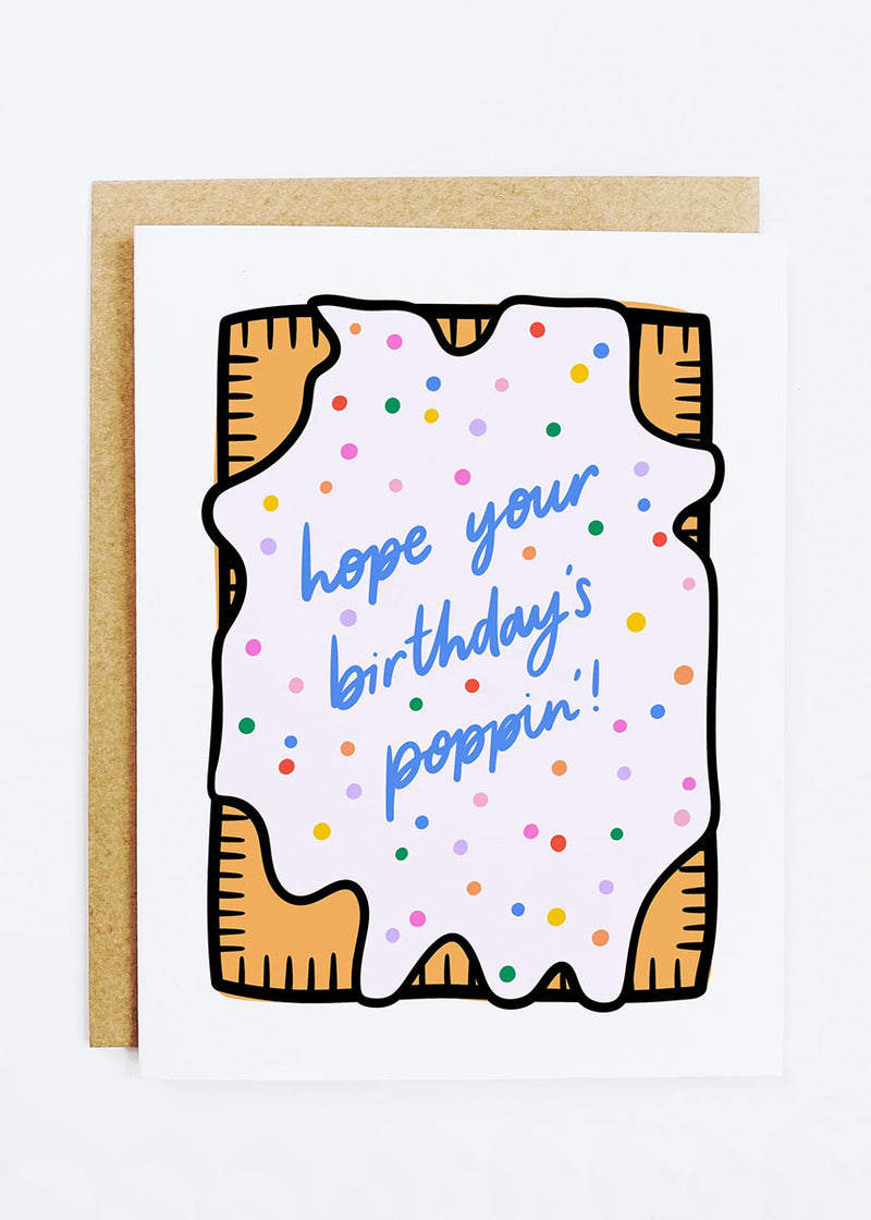 Poppin' Birthday Card