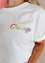 Chicago Ombre Pride Champion T-Shirt
