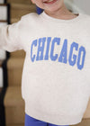 Chicago Collegiate Puff Toddler Sweatshirt - Natural Heather