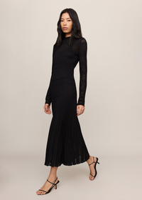 Avery Midi Dress - Black