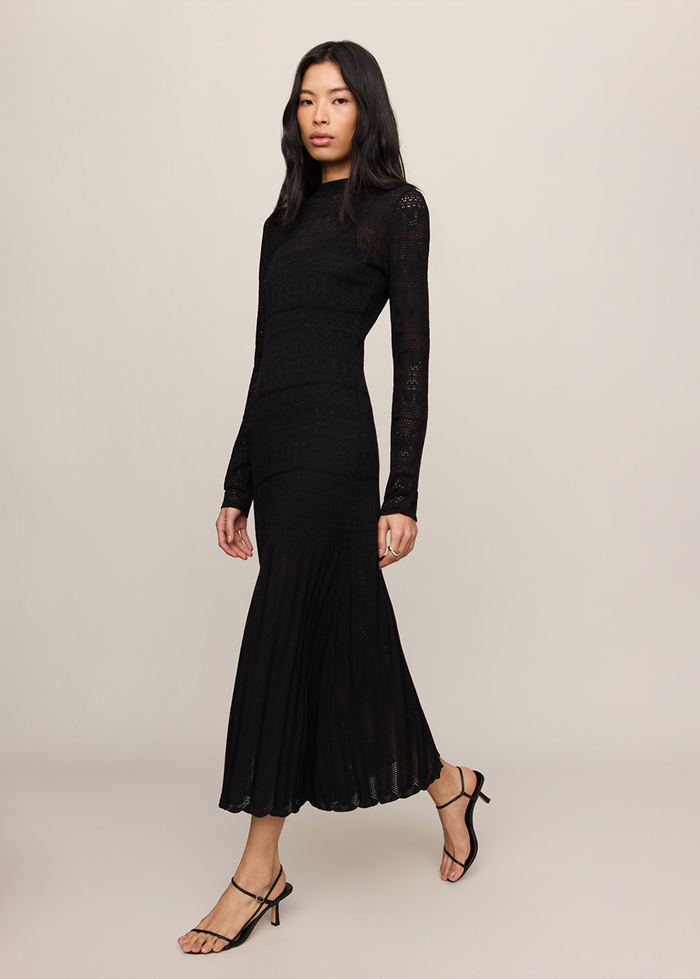 Avery Midi Dress - Black