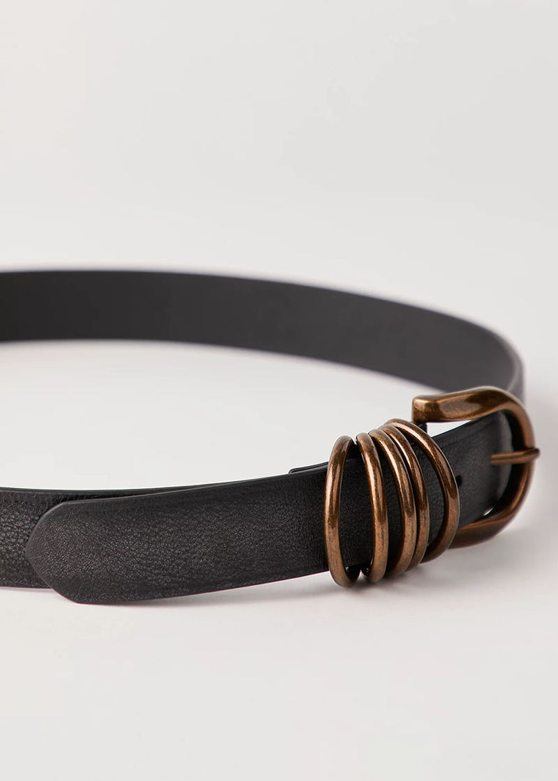 Rori Leather Belt - Black