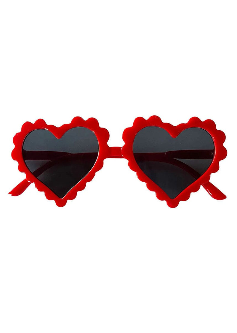 Kids Scallop Heart Sunglasses