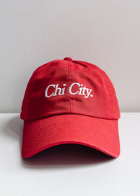 Chi City Dad Hat - Red