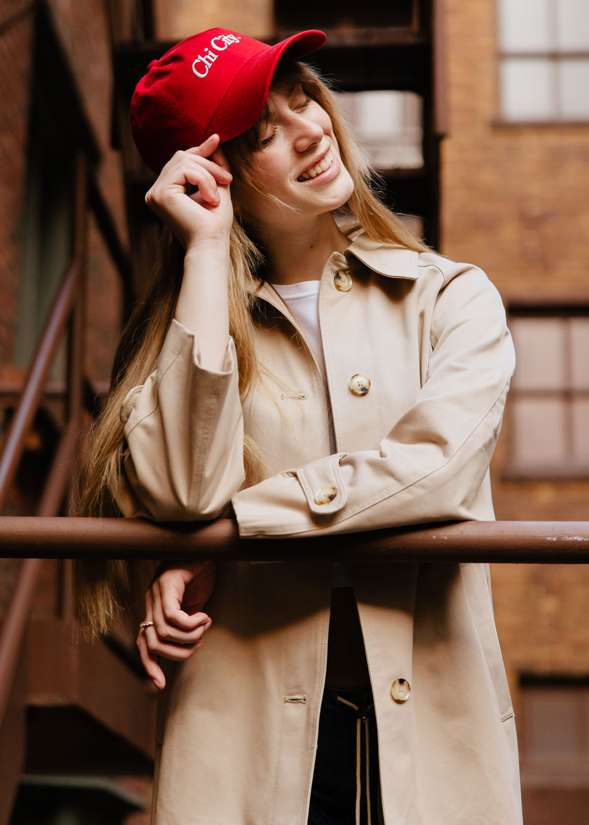 Chi City Dad Hat - Red