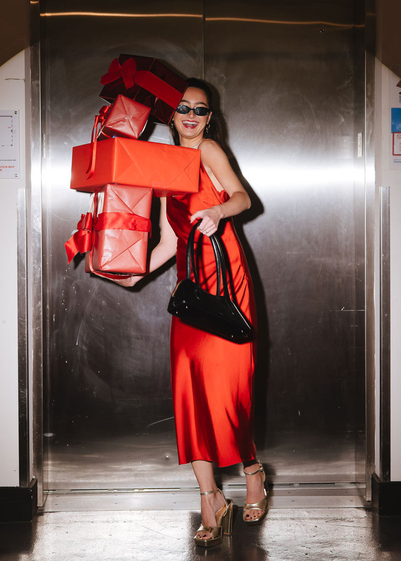 The Saylor Dress - Red