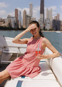 Marieka Mini Dress - Red Gingham