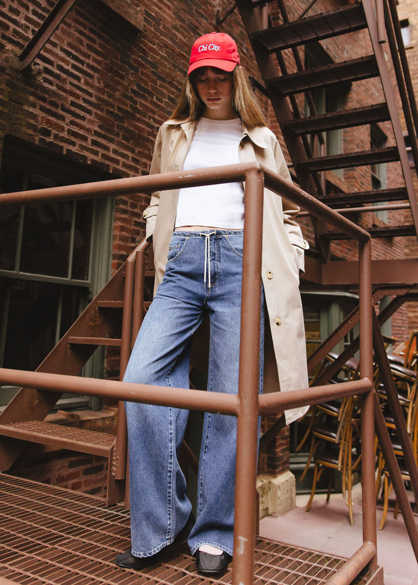 Chi City Dad Hat - Red