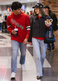 Blackhawks Hockey Jersey Tee - Red