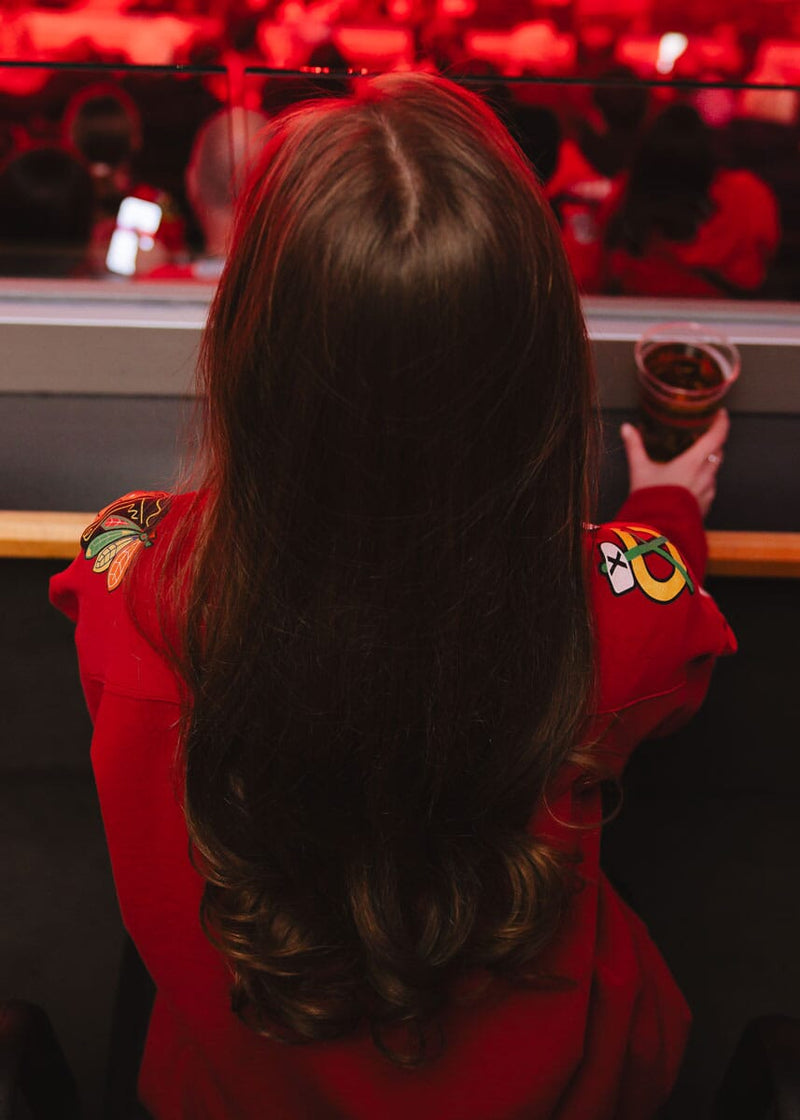 Blackhawks Hockey Jersey Tee - Red