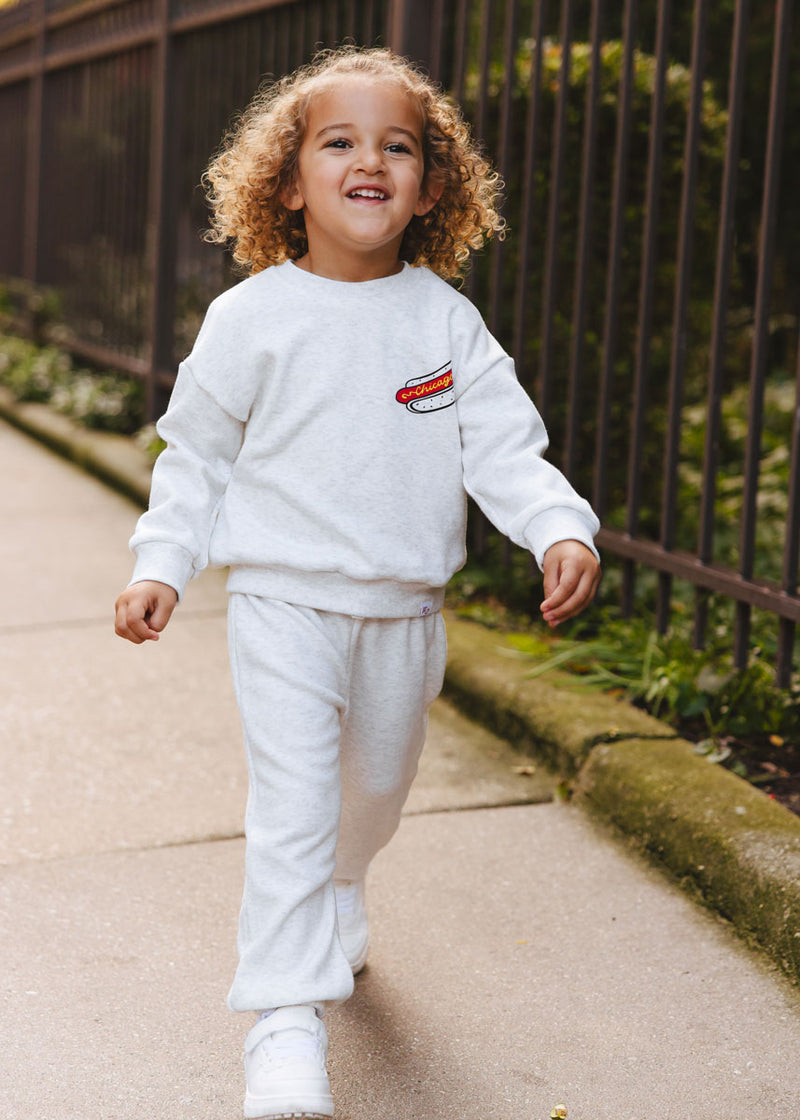 Hot Dog, Deep Dish, Repeat Sweatsuit Set