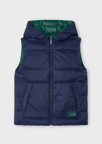 Otis Reversible Puffer Vest - Navy