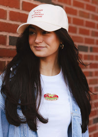 Chicago Heartbeat Dad Hat - Ivory