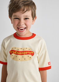 Chicago Dog Oversized Ringer Tee