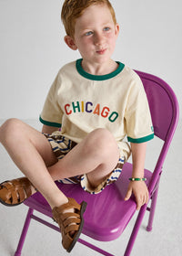 Sweet Home Chicago Oversized Ringer Tee