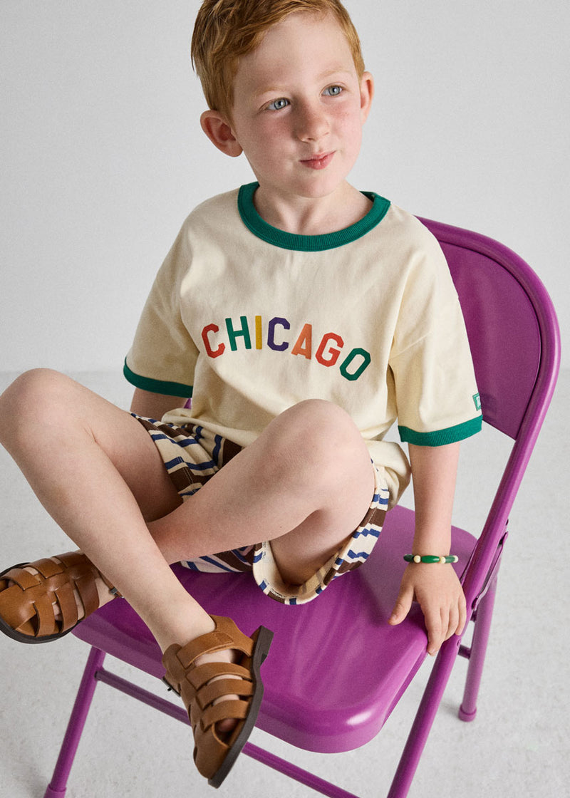 Sweet Home Chicago Oversized Ringer Tee