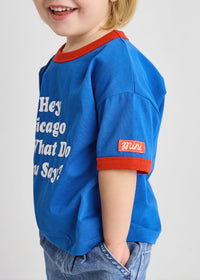 Hey Chicago Oversized Ringer Tee