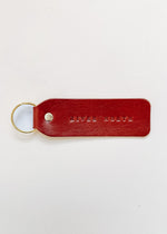 Hand Stamped Leather Keychain - River North