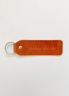 Hand Stamped Leather Keychain - River North