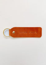 Hand Stamped Leather Keychain - River North