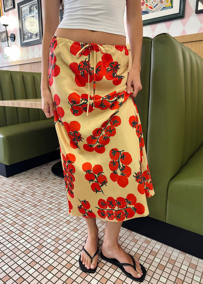 Romabella Midi Skirt - Gold