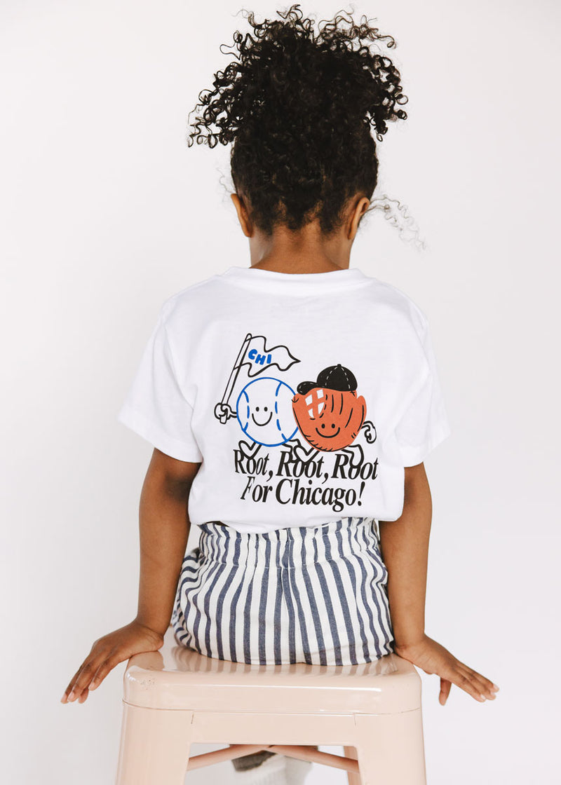 Root, Root, Root Toddler Tee - White