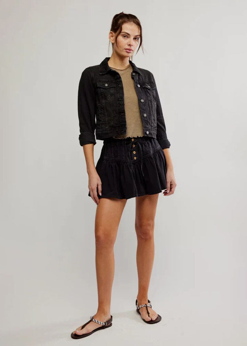 Roselle Denim Mini Skirt - Jet Set