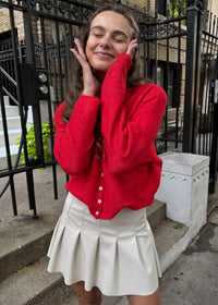 Piper Cardigan - Red