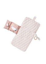 On The Go Changing Pad - Rose Pink Stripes