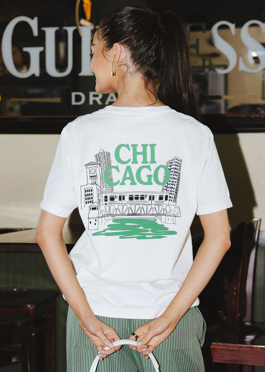 Chicago Green River Garment-Dyed Tee