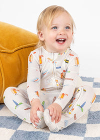 Chicago Field Trip Ruffle Footie