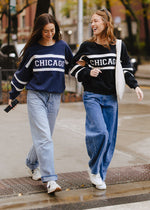 Chicago Rugby Crewneck - Navy