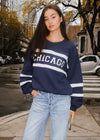 Chicago Rugby Crewneck - Navy